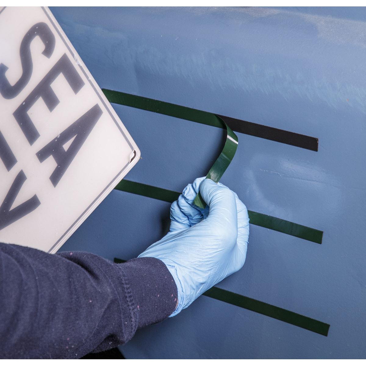 Sealey DSTG1910 Double-Sided Adhesive Foam Tape 19mm x 10m Green Backing Sealey