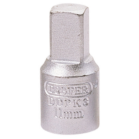 Draper 38322 Square Drain Plug Key 3/8" Sq. Dr. 11mm Draper