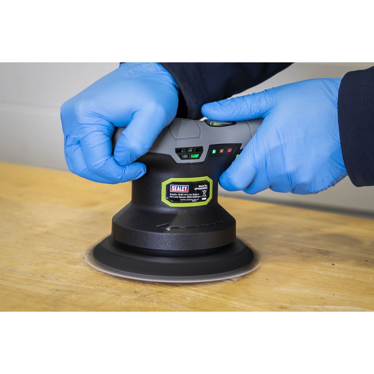 Sealey CP108VSPBO Ø150mm Dual Action Sander/Polisher 10.8V SV10.8 Series - Body Only Sealey