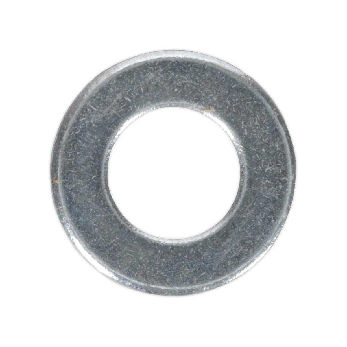 Sealey FWA817 Flat Washer DIN 125 - M8 x 17mm Form A Zinc Pack of 100 Sealey