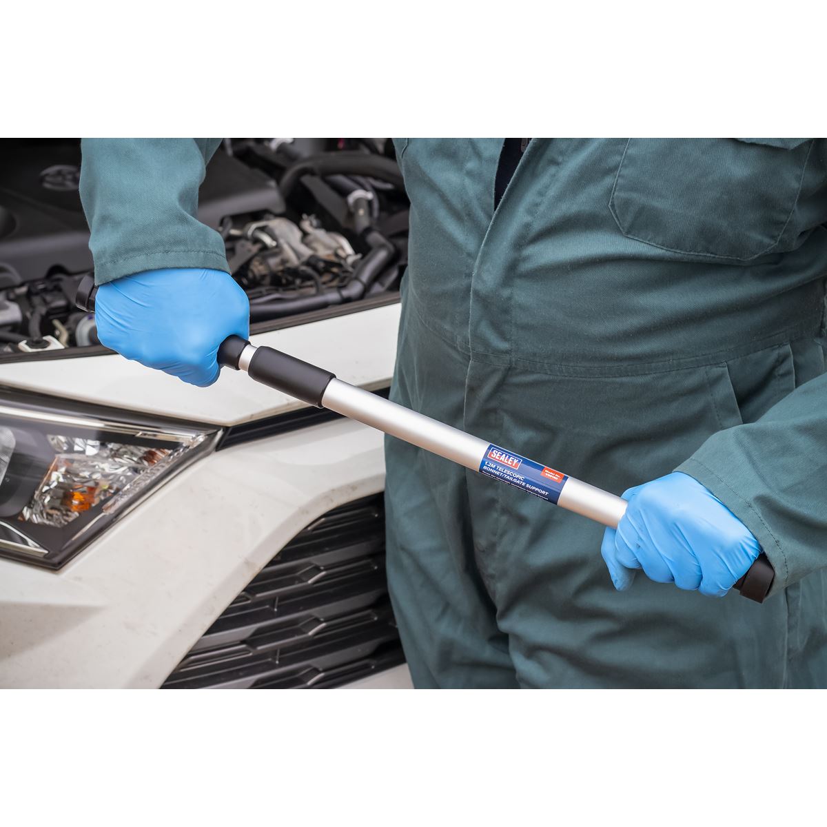 Sealey VS0140 Telescopic Bonnet/Tailgate Support 1.2m Sealey