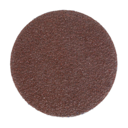 Sealey PTCQC5060 Quick-Change Sanding Disc Ø50mm 60Grit Pack of 10 Sealey