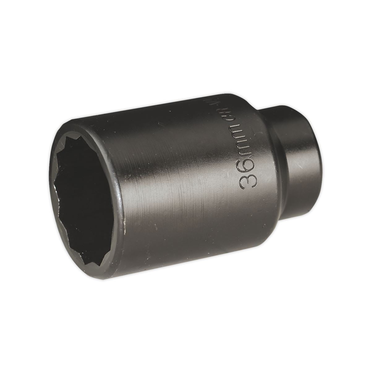 Sealey SX006 Impact Socket 36mm Bi-Hex Deep 1/2"Sq Drive Sealey