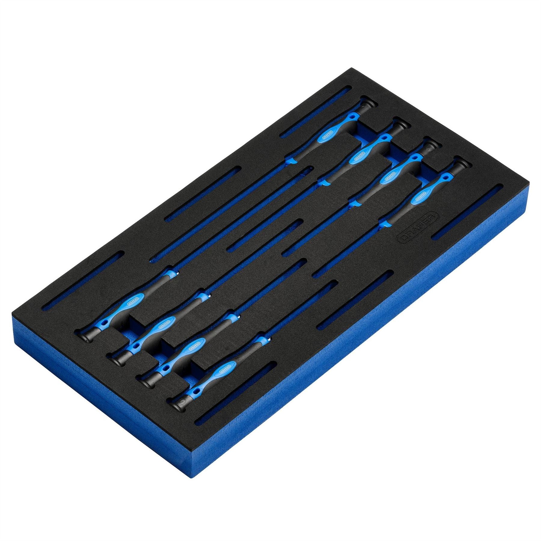 Draper 63399 Extra Long Precision Screwdriver Set in 1/4 Drawer EVA Insert Tray 8 Piece Draper
