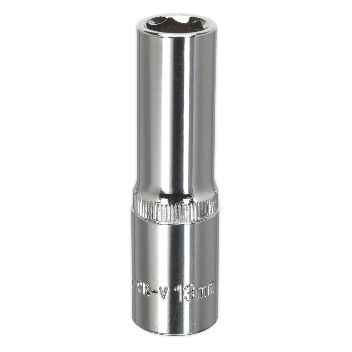 Sealey SP1213D WallDrive® Socket 13mm Deep 1/2"Sq Drive Fully Polished Sealey