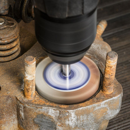 Sealey FW5025405 Abrasive Flap Wheel Ø50 x 25mm 40Grit Ø6mm Shaft - Pack of 5 Sealey