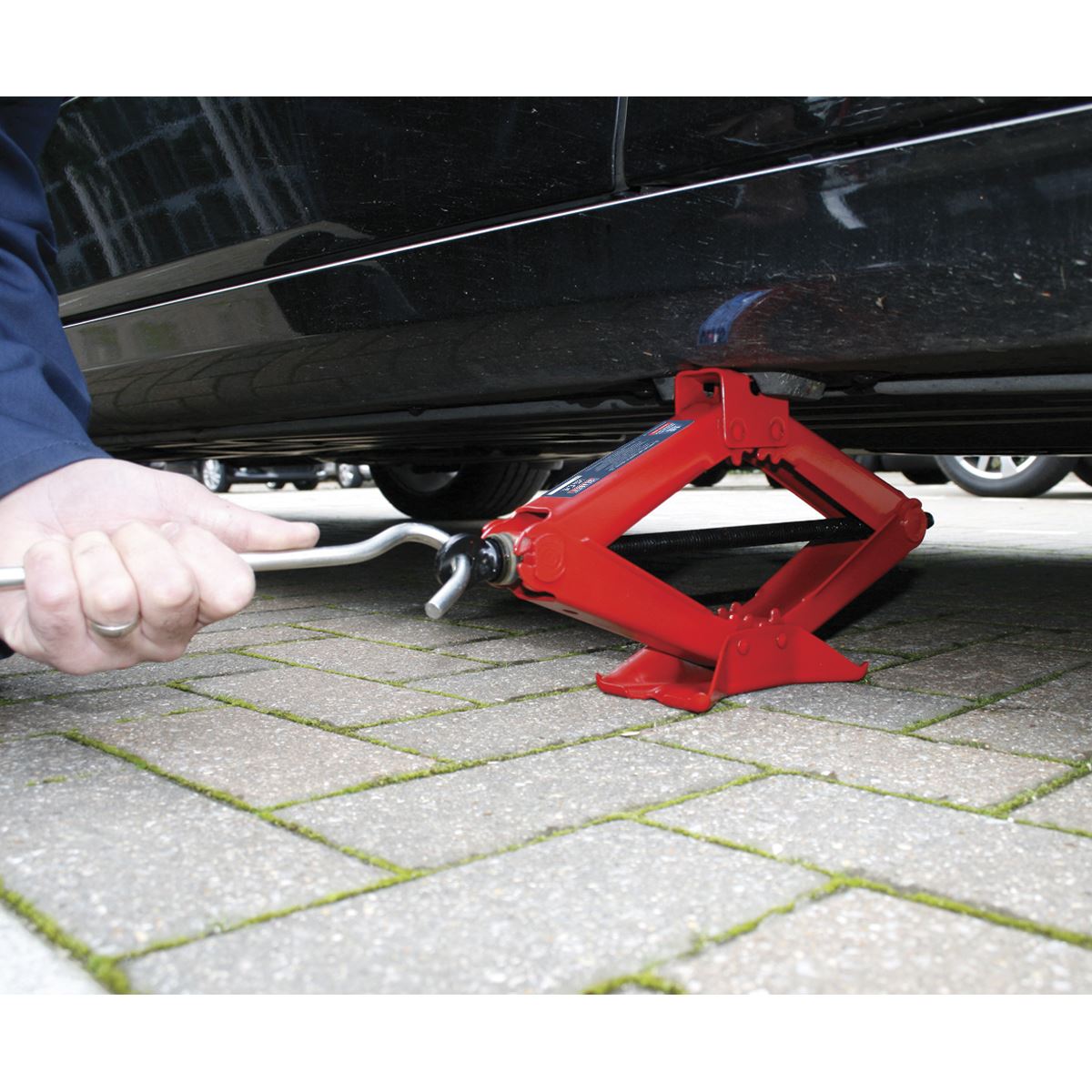 Sealey 58M Heavy-Duty Scissor Jack 1.5 Tonne Sealey