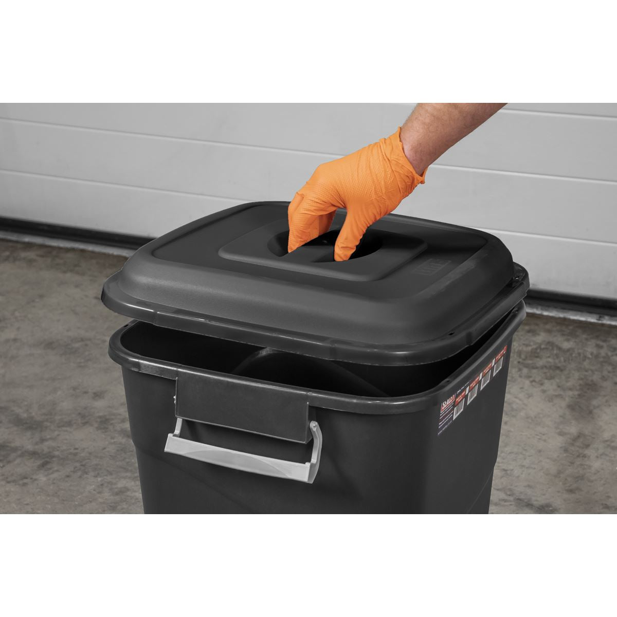 Sealey BM75 Refuse/Storage Bin 75L - Black Sealey