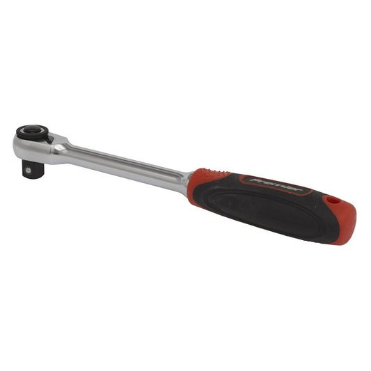 Sealey AK8988 Compact Head Ratchet Wrench 3/8"Sq Drive - Premier Platinum Sealey