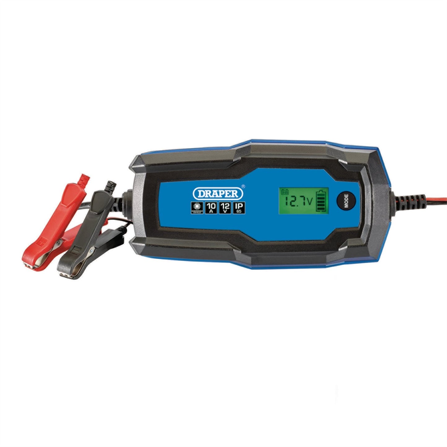 Draper 53491 6/12V Smart Charger and Battery Maintainer 10A Draper