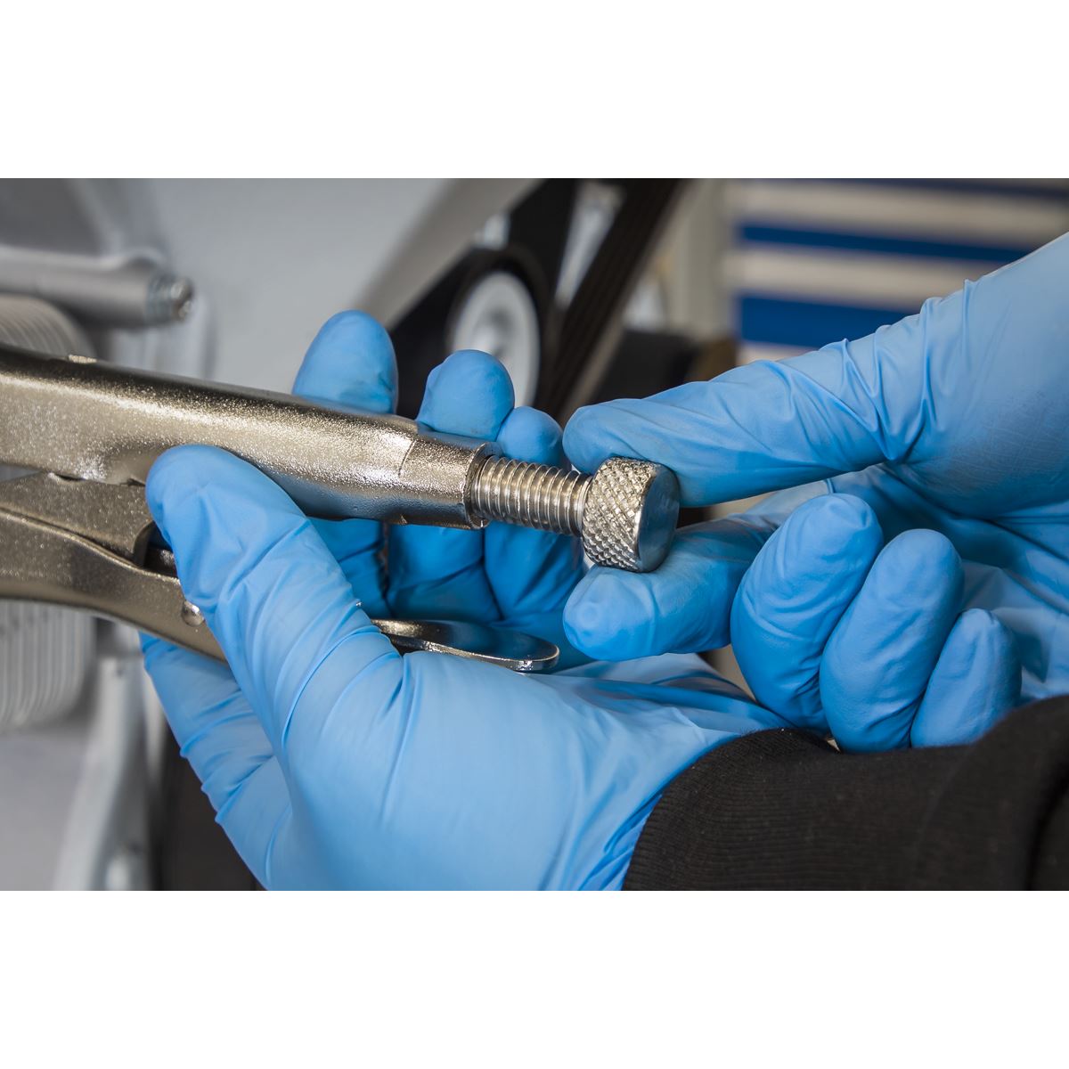 Sealey AK6422 Ø45-130mm Oil Filter Locking Pliers Sealey