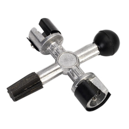 Sealey AK418 Battery Post & Terminal Cleaner 4-Way Sealey