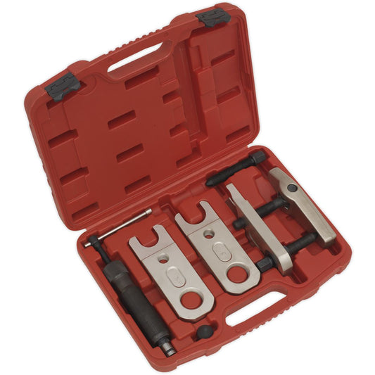 Sealey VS3814 Ball Joint Splitter Hydraulic & Manual 9pc - Commercial Sealey