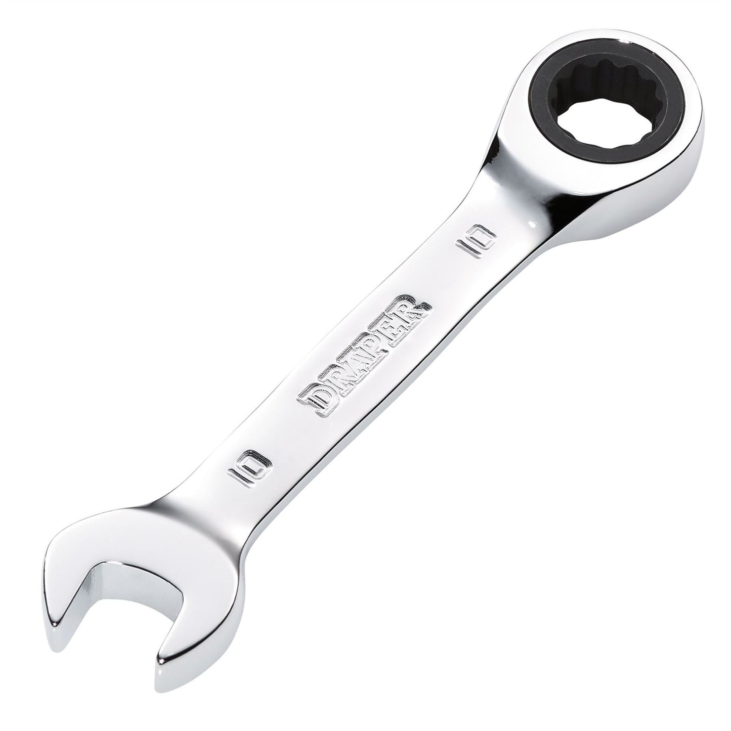 Draper 27865 HI-TORQ® Metric Stubby Ratchet Combination Spanner 10mm Draper
