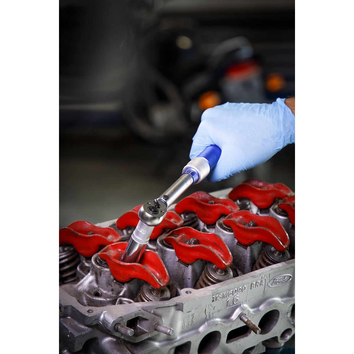 Sealey STW902 Torque Wrench Micrometer Style 3/8"Sq Drive 5-25Nm - Calibrated Sealey