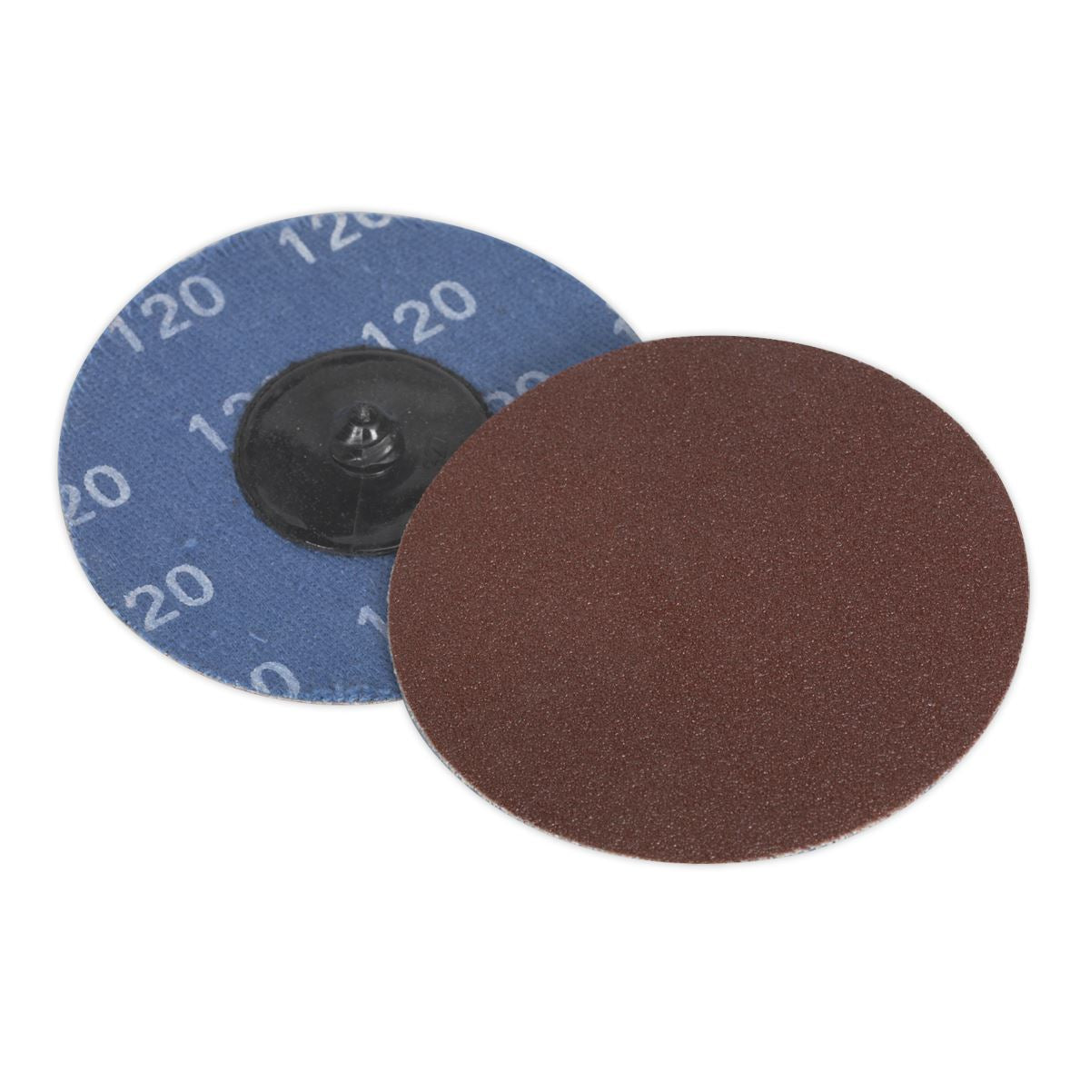 Sealey PTCQC75120 Quick-Change Sanding Disc Ø75mm 120Grit Pack of 10 Sealey