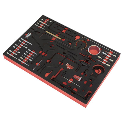 Sealey VS5300MK Diesel & Petrol Master Timing Tool Kit 48pc - for PSA - Belt/Chain Drive Sealey