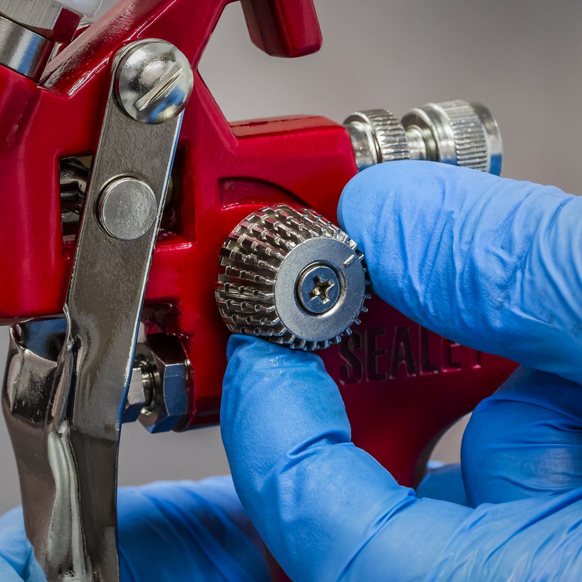 Sealey HVLP741 HVLP Gravity Feed Spray Gun - 1.3mm Set-Up Sealey