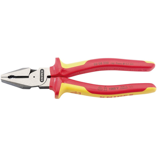 Knipex 31861 02 08 200UKSBE VDE Fully Insulated High Leverage Combination Pliers 200mm Knipex