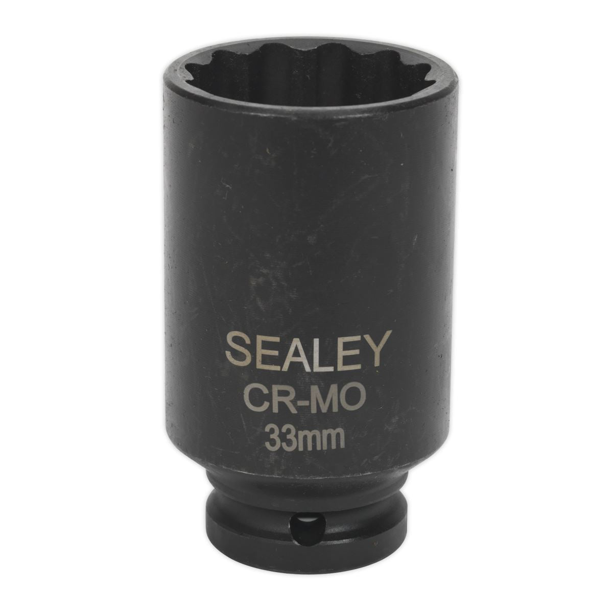 Sealey SX0041 Impact Socket 33mm Bi-Hex Deep 1/2"Sq Drive Sealey