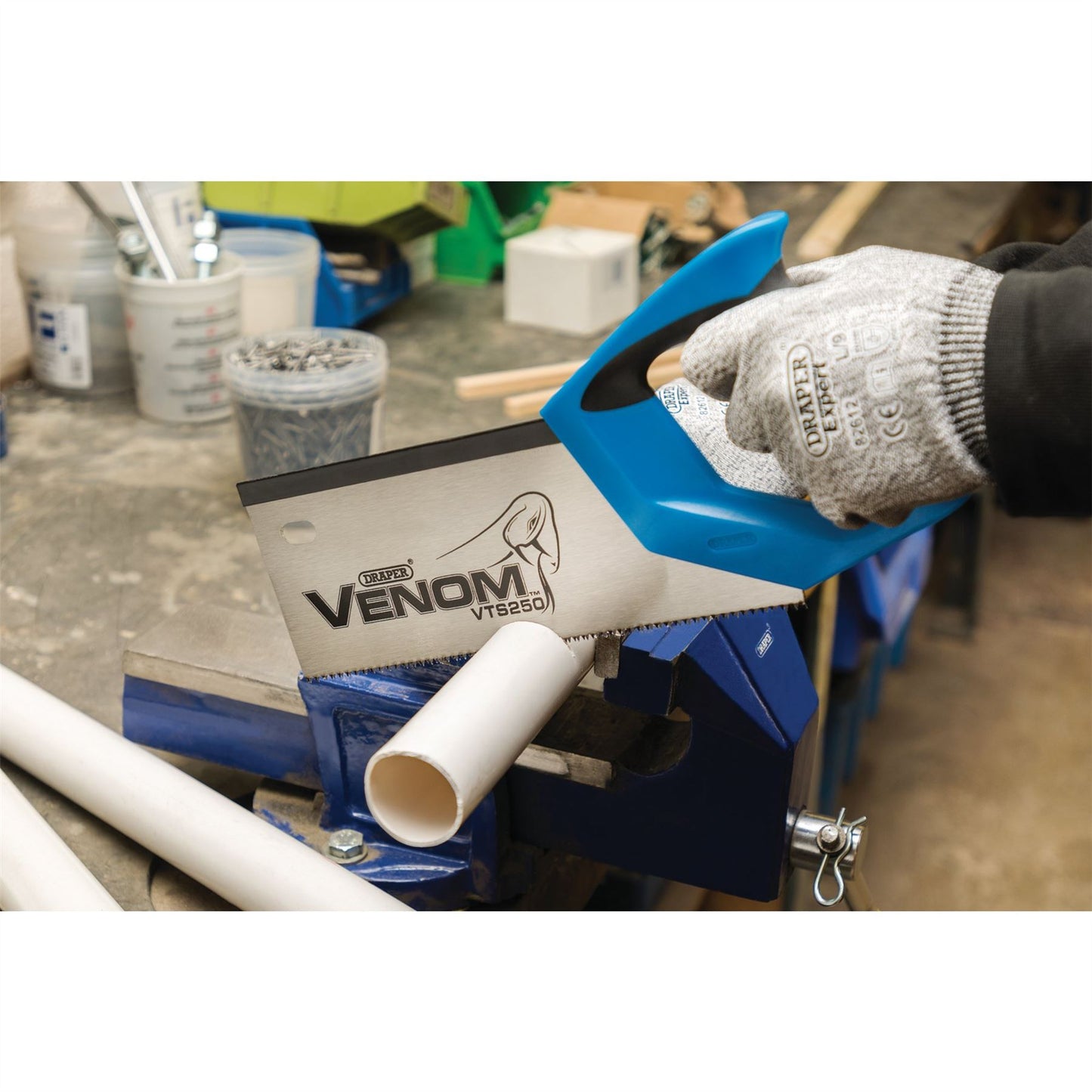 Draper 82199 Venom® Double Ground Tenon Saw 250mm 11tpi/12ppi Draper