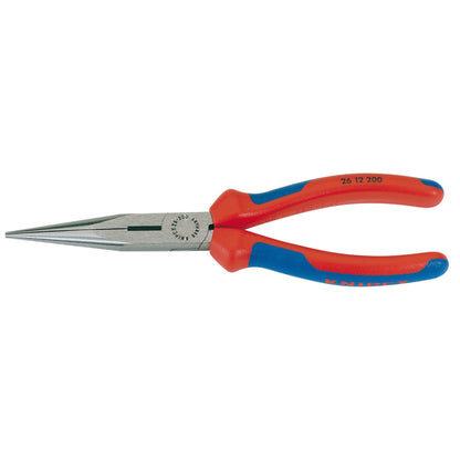 Knipex 55580 26 12 200 SBE Long Nose Pliers with Heavy Duty Handles 200mm Knipex