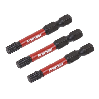Sealey AK8245 TRX-Star* T30 Impact Power Tool Bits 50mm - 3pc Sealey