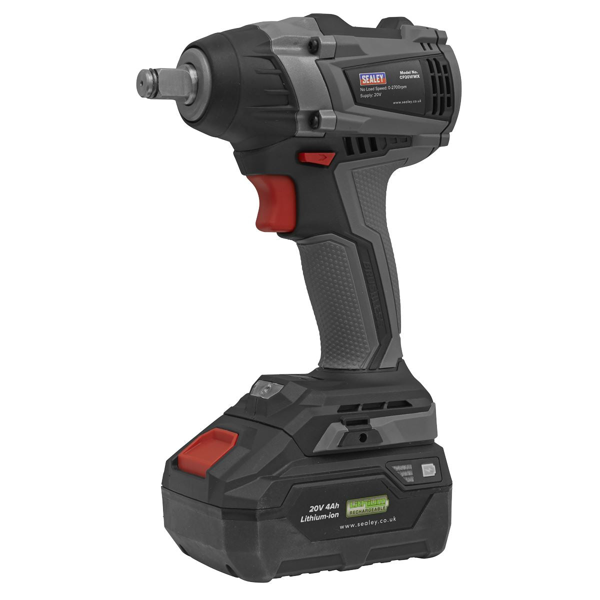 Sealey CP20VIWX Brushless Impact Wrench 20V 1/2"Sq - Body Only Sealey