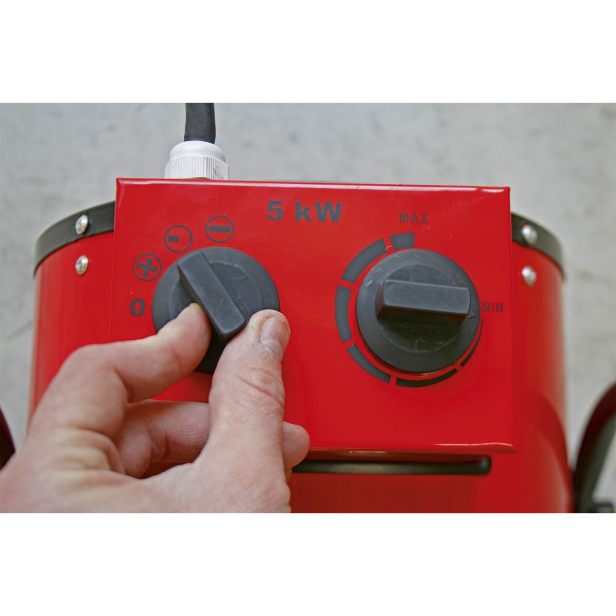 Sealey EH5001 Industrial Fan Heater 5kW 415V 3ph Sealey