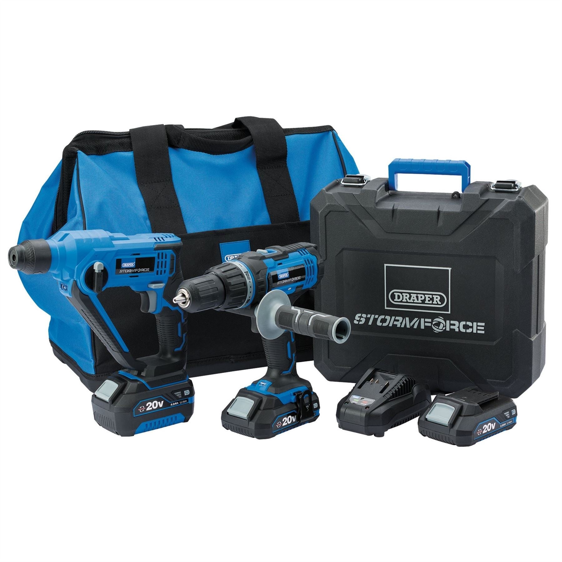 Draper 40429 Storm Force® 20V Cordless Kit 7 Piece Draper