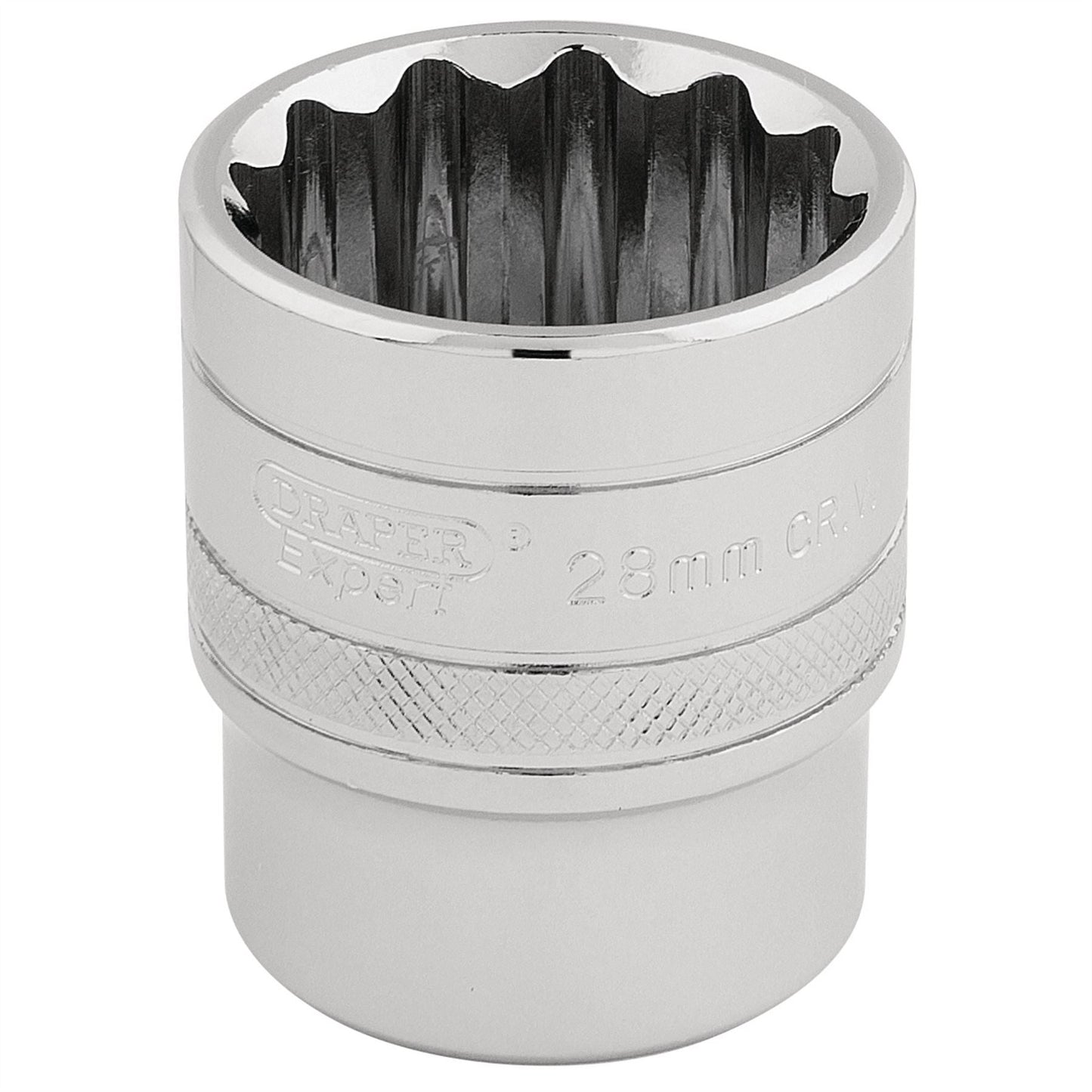 Draper 33518 HI-TORQ® 12 Point Socket 1/2" Sq. Dr. 28mm Draper