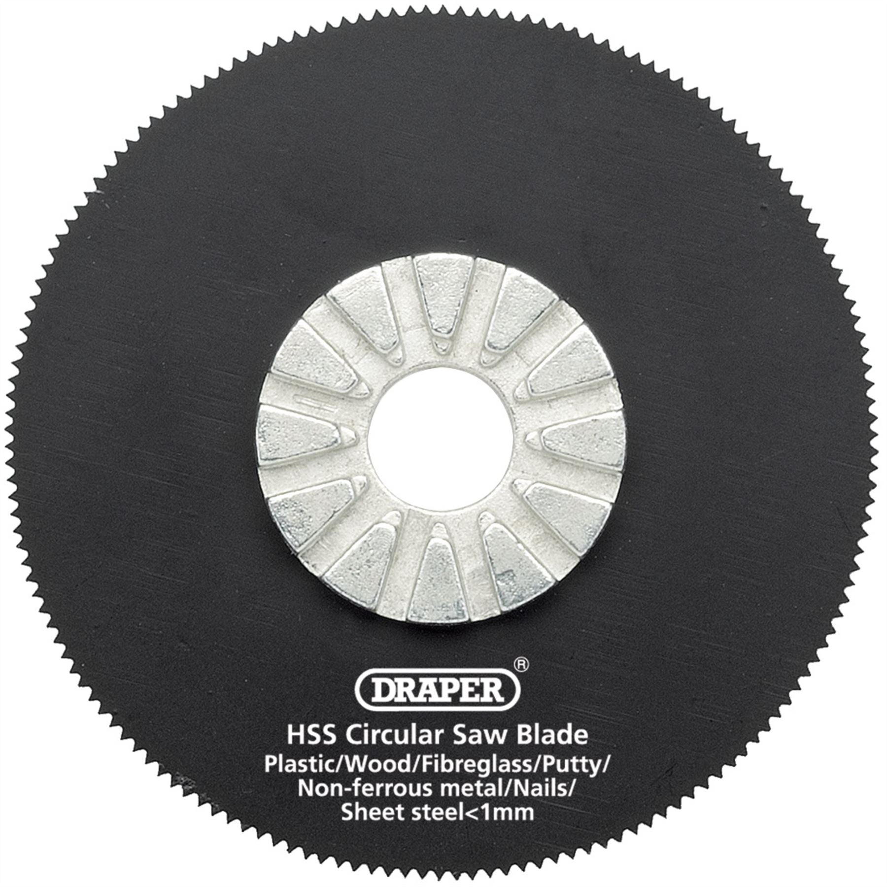 Draper 26073 HSS Circular Saw Blade 63mm Diameter 18tpi Draper