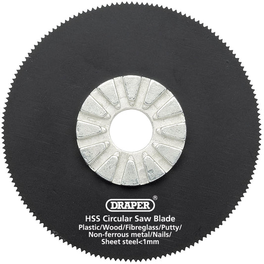 Draper 26073 HSS Circular Saw Blade 63mm Diameter 18tpi Draper