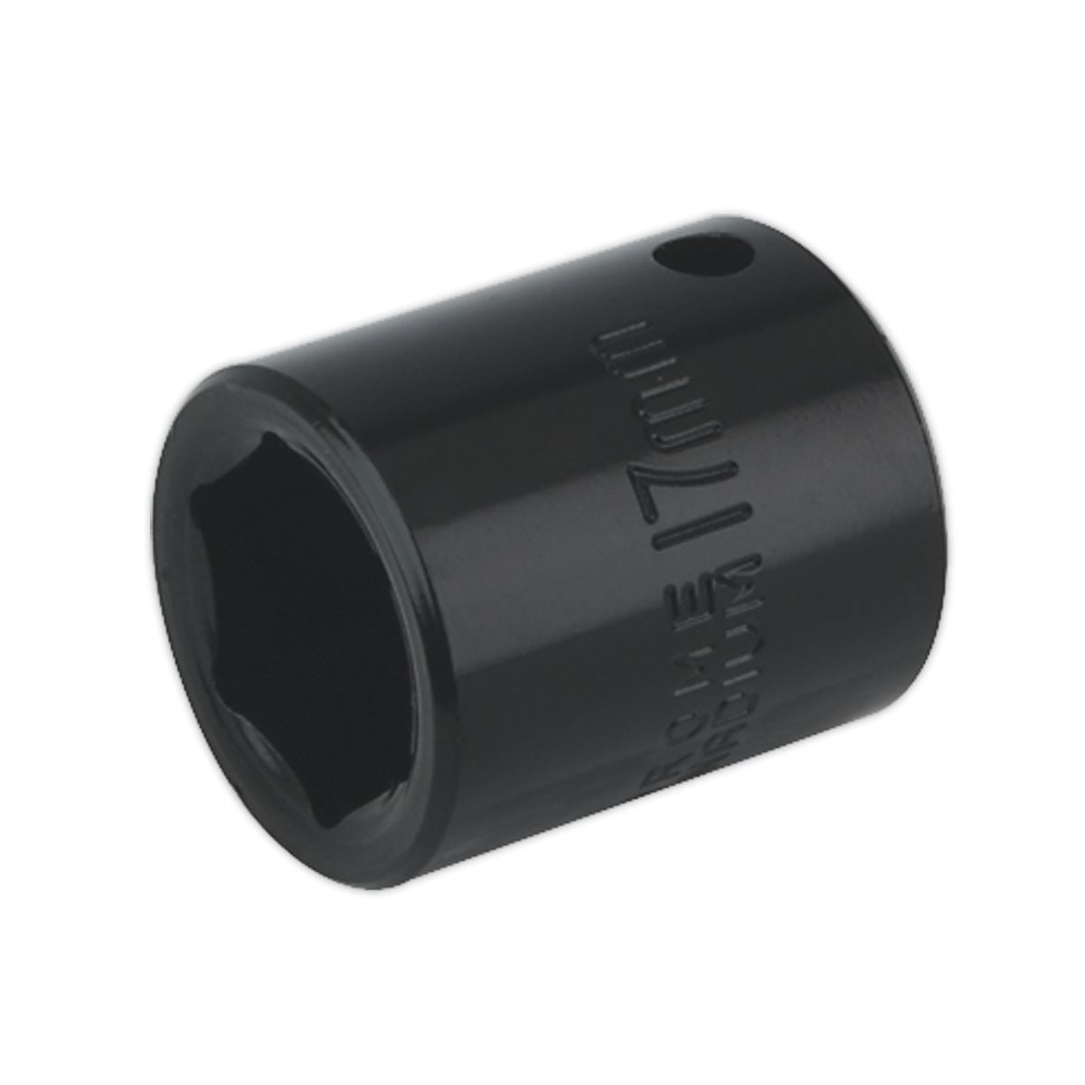 Sealey IS3817 Impact Socket 17mm 3/8"Sq Drive Sealey