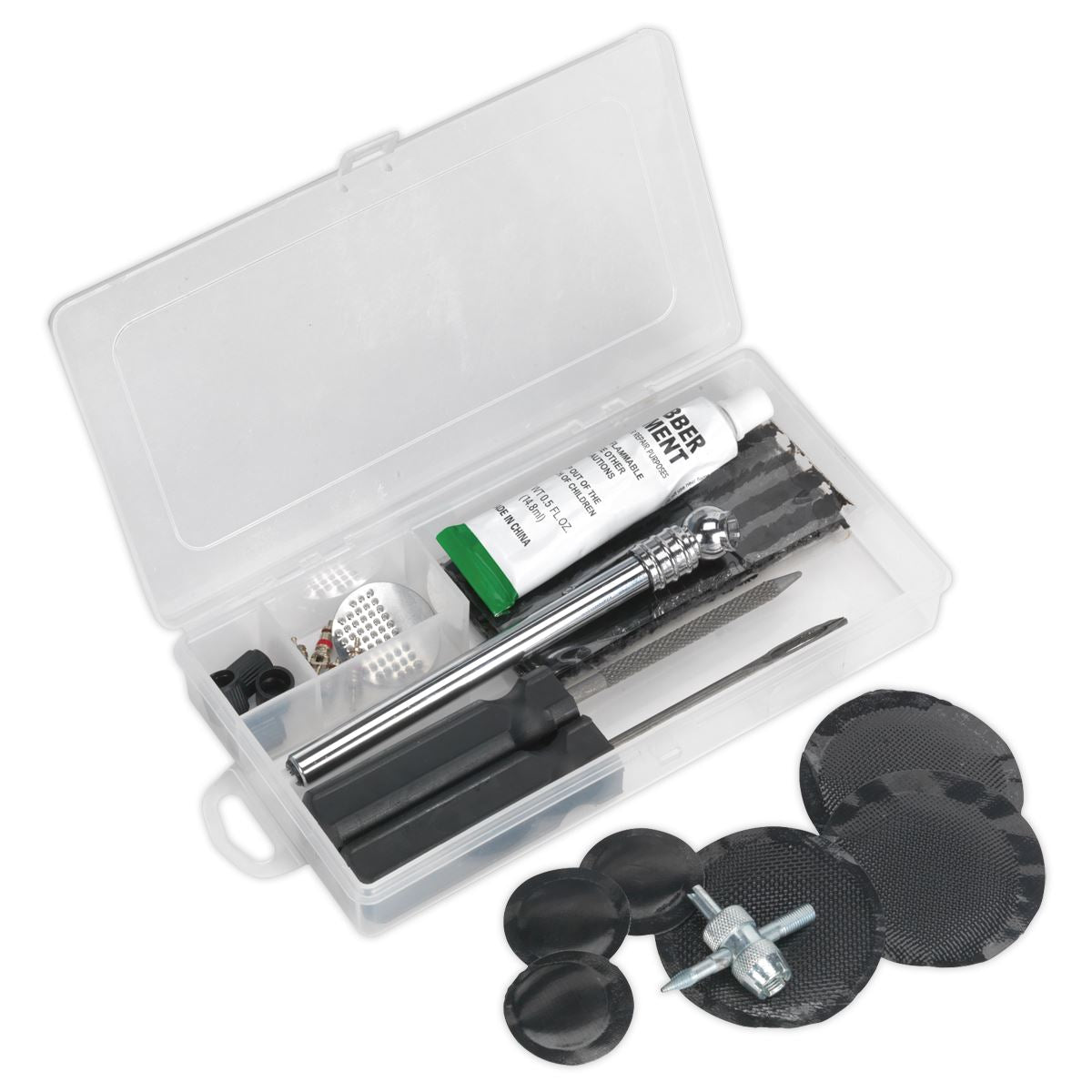Sealey TST09 Temporary Puncture Repair & Service Kit Sealey