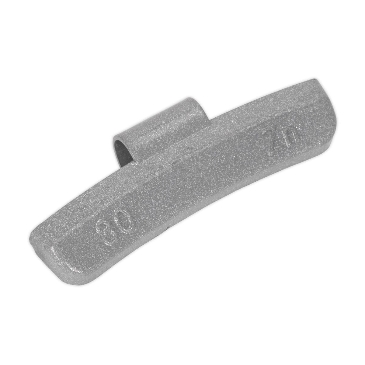 Sealey WWAH30 Wheel Weight 30g Hammer-On Plastic Coated Zinc for Alloy Wheels Pack of 100 Sealey