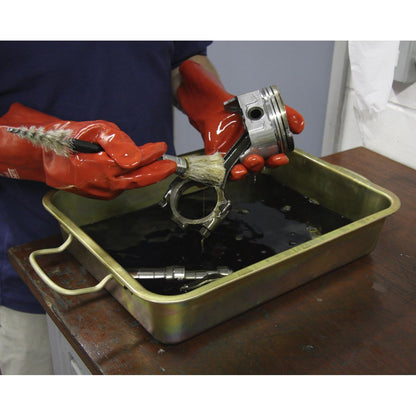 Sealey DRPM1 Metal Drain Pan 9L Sealey