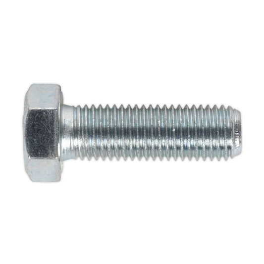 Sealey SS1650 HT Setscrew M16 x 50mm 8.8 Zinc Pack of 10 Sealey