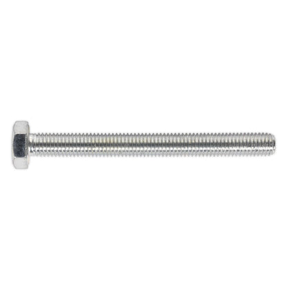 Sealey SS10100 HT Setscrew M10 x 100mm 8.8 Zinc Pack of 25 Sealey