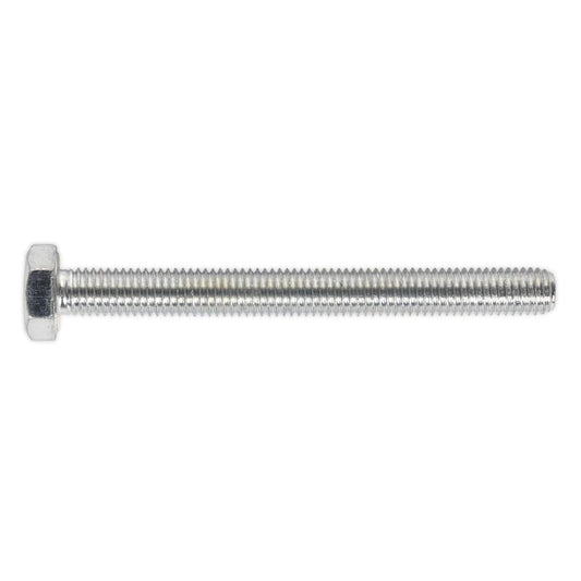 Sealey SS10100 HT Setscrew M10 x 100mm 8.8 Zinc Pack of 25 Sealey