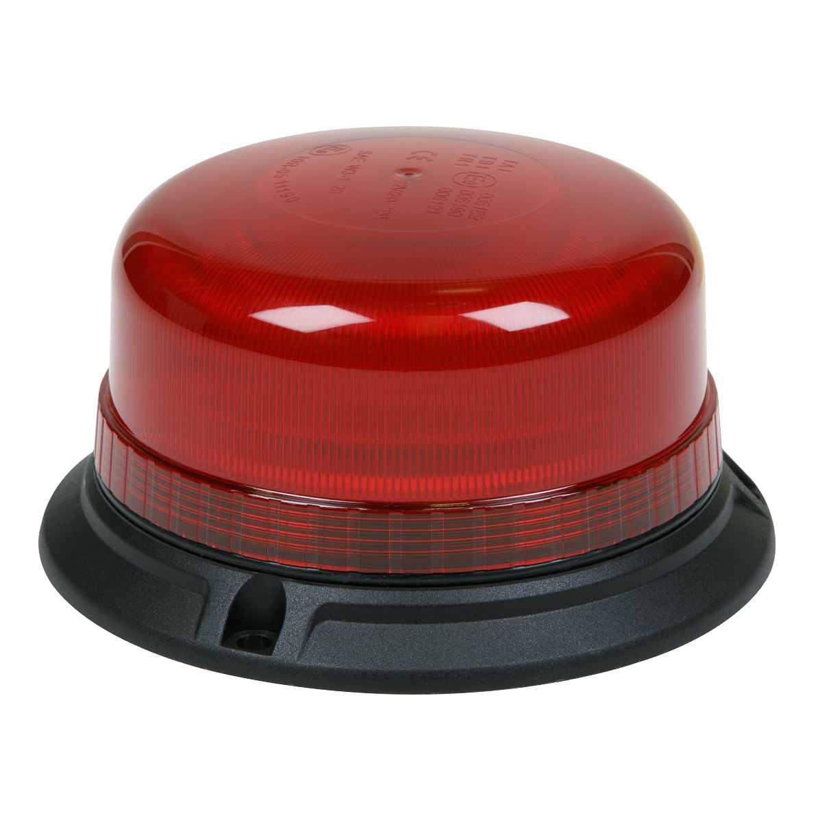 Sealey WB952LEDR Warning Beacon SMD LED 12/24V 3 x 6.5mm Bolt Fixing - Red Sealey