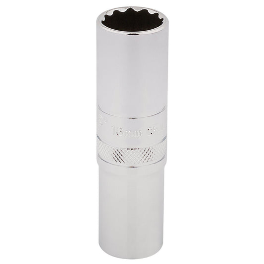 Draper 33734 HI-TORQ® 12 Point Deep Socket 1/2" Sq. Dr. 16mm Draper