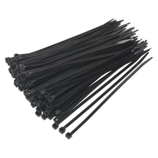 Sealey CT20048P100 Cable Tie 200 x 4.8mm Black Pack of 100 Sealey