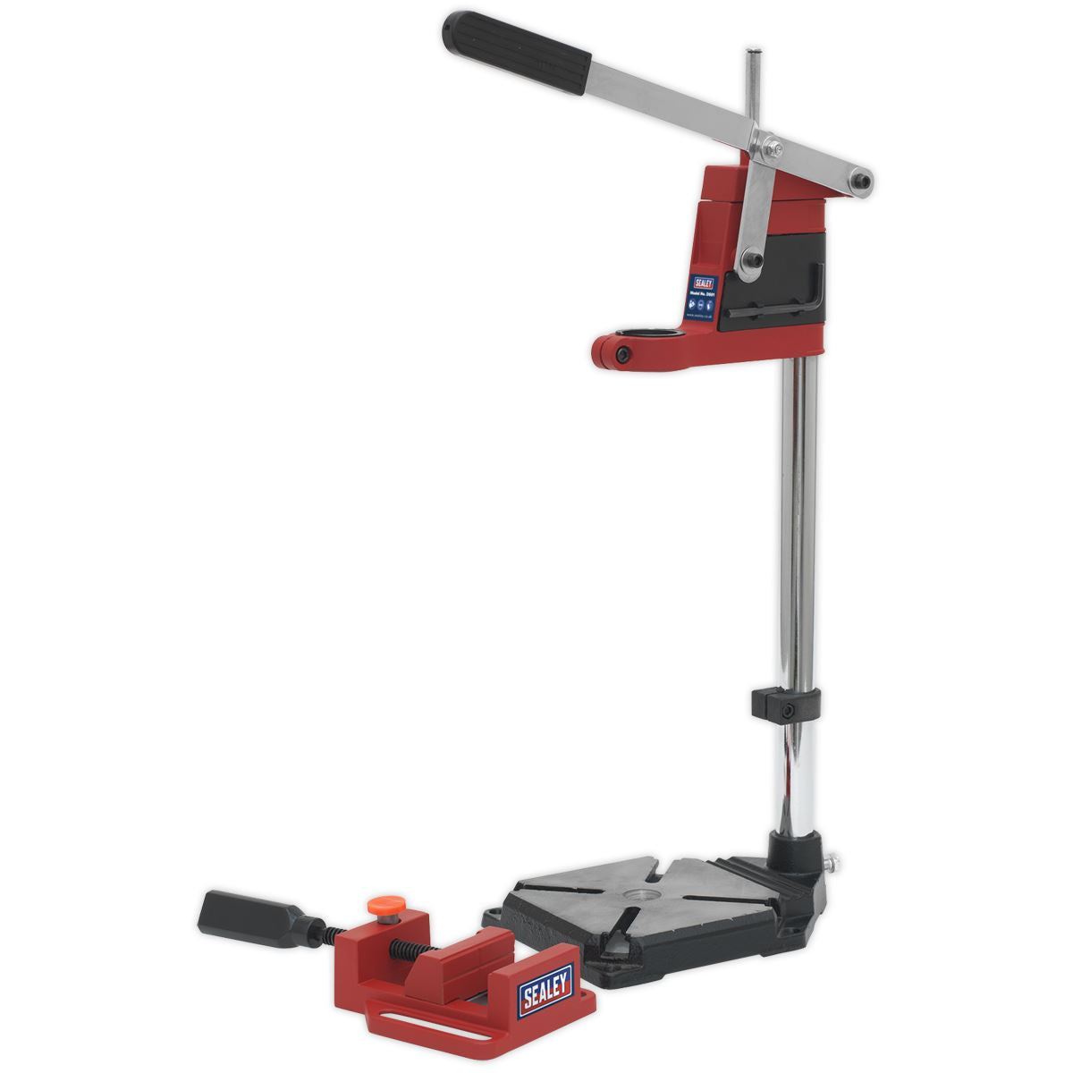 Sealey DS01 Drill Stand with Cast Iron Base 500mm & 65mm Vice Sealey