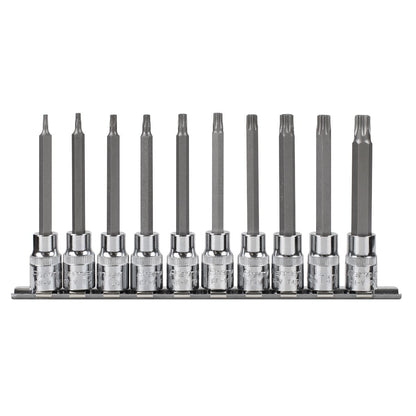 Sealey AK6236 TRX-Star* Socket Bit Set 10pc 3/8"Sq Drive 95mm Sealey