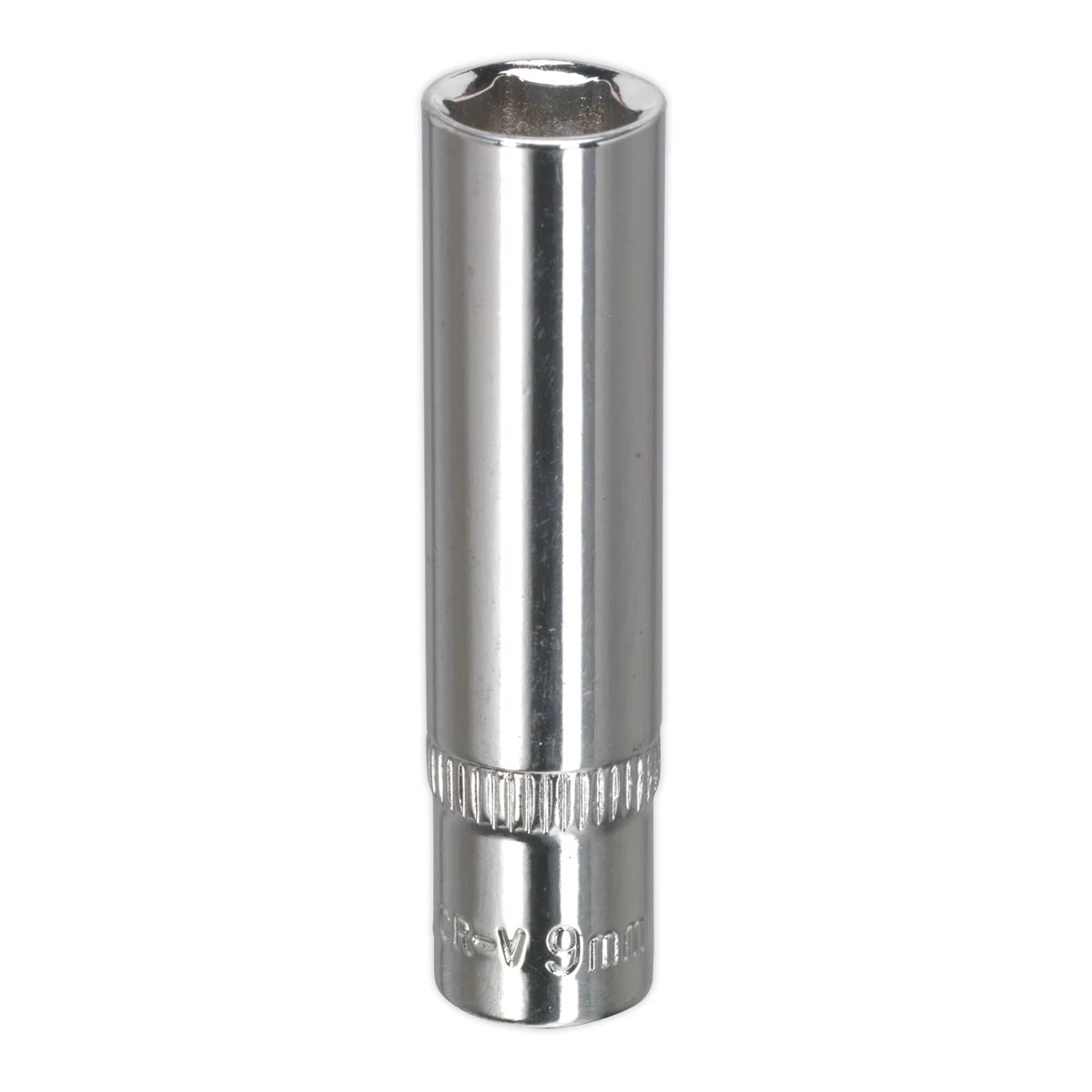 Sealey SP1409D WallDrive® Socket 9mm Deep 1/4"Sq Drive Fully Polished Sealey