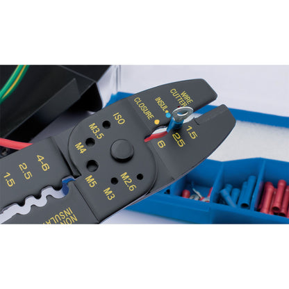 Draper 13658 5 Way Crimping Tool & Terminal Kit 240mm Draper