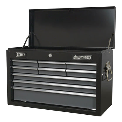Sealey AP2509B Topchest 9 Drawer with Ball-Bearing Slides - Black/Grey Sealey