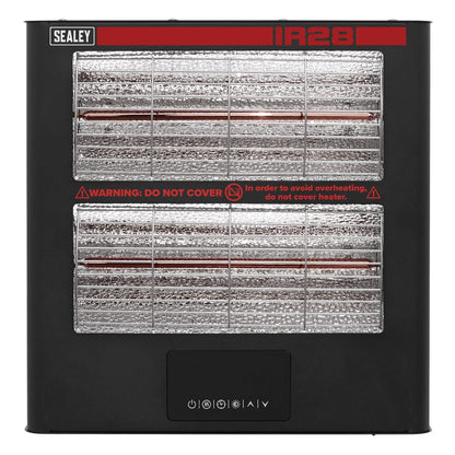 Sealey IR28 Infrared Quartz Heater - Wall Mounting 2.8kW/230V Sealey