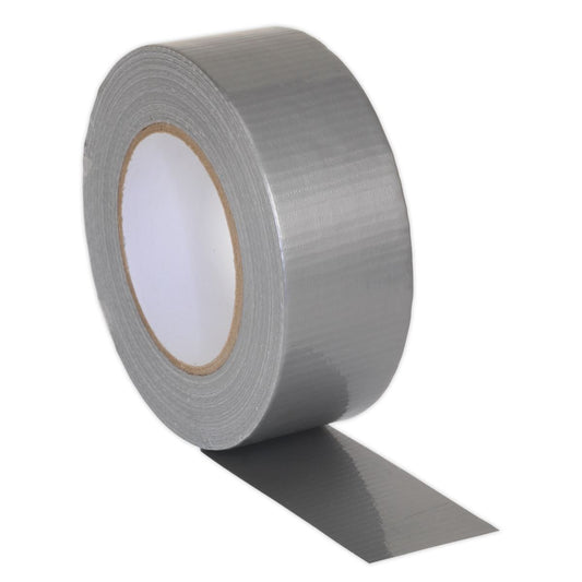 Sealey DTS Duct Tape 48mm x 50m Silver Sealey
